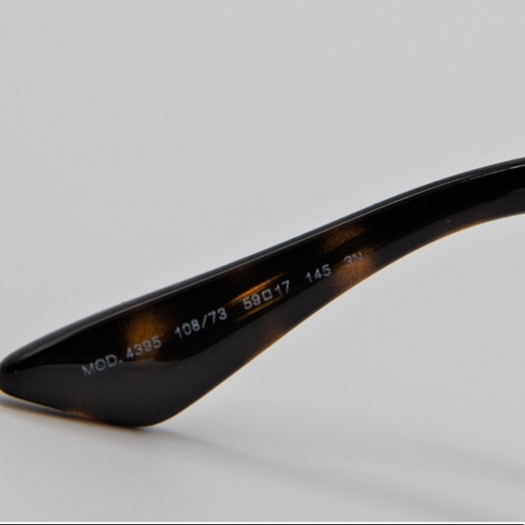 NEW VERSACE VE4395 108/73 WOMEN’S OVERSIZED SUNGLASSES MOD 4395 HAVANA BROWN - Picture 9 of 10